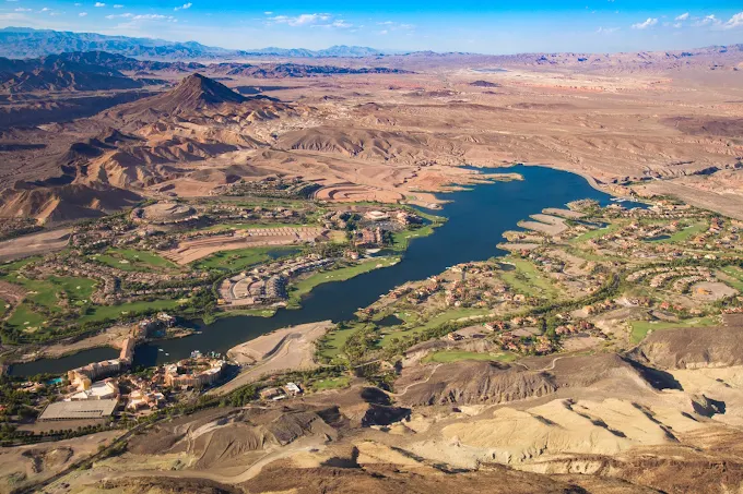 Aerial view of Lake Las Vegas